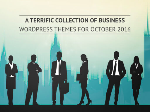 A Terrific Collection of Business WordPress Themes for October