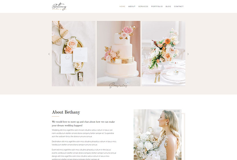 Bethany - Wedding & Event Planner WordPress