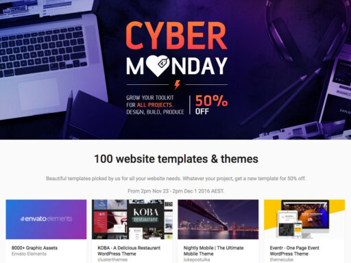 A Special Offer for Cyber Monday  Stunning Designs with a  Discount