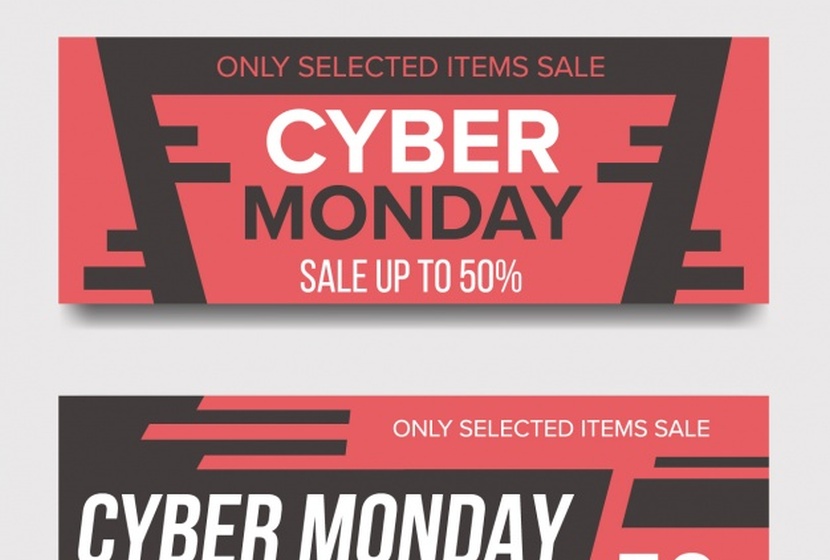cyber-monday-banners-design-free-vector