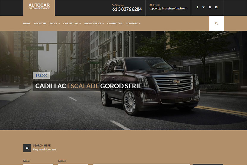 Automotive WordPress Themes for Car Related Sites - WP Daddy