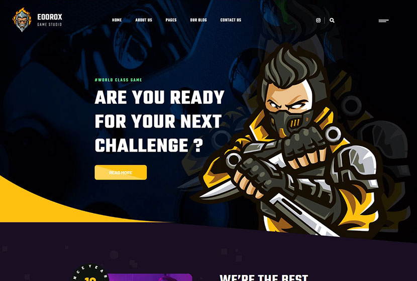 Eoorox - Gaming and eSports WordPress Theme