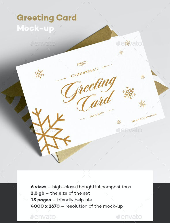 Greeting Card Mock up