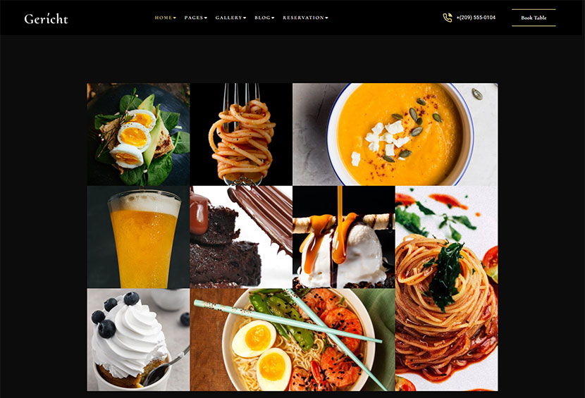 Gericht - Mesmerizing Restaurant WordPress Theme