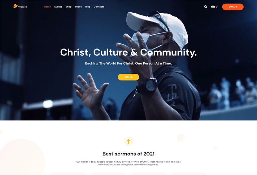MyGrace - Churches and Charity WordPress Theme