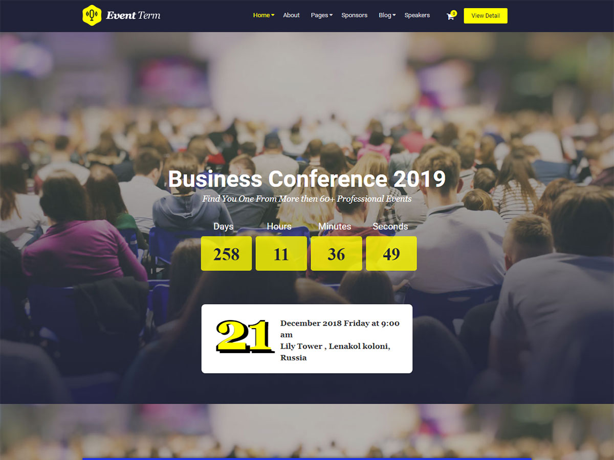 Conference and Event Management WordPress Themes