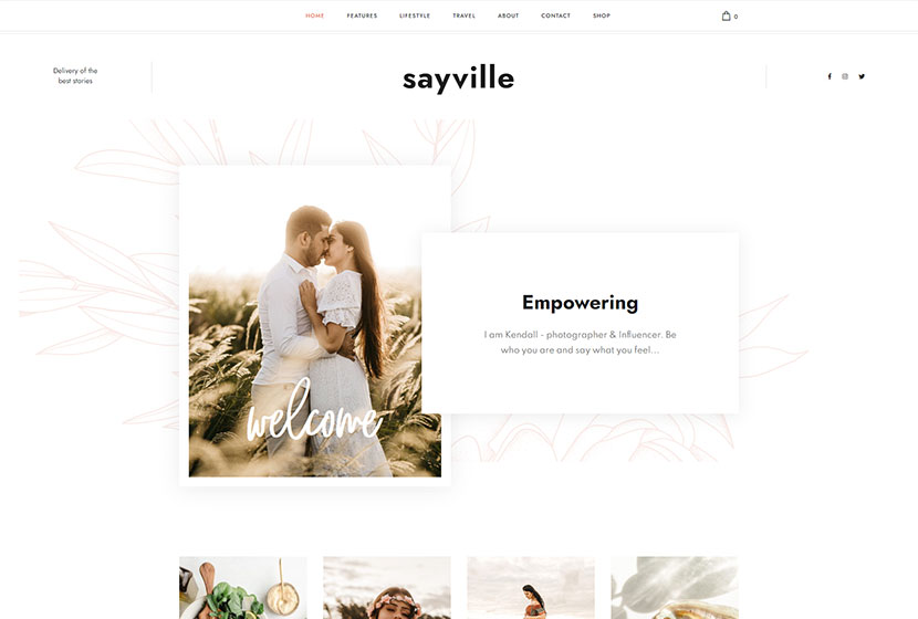 Sayville - WordPress Blog Theme