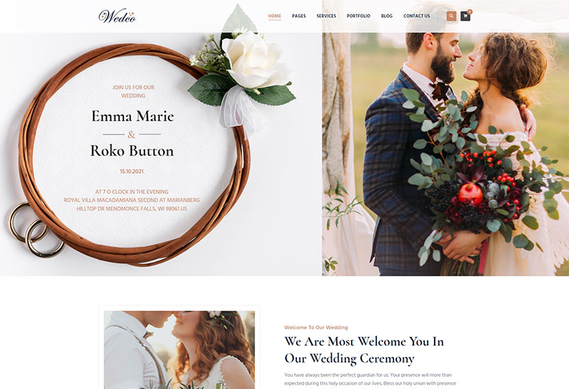 WedCo - Wedding WordPress Theme