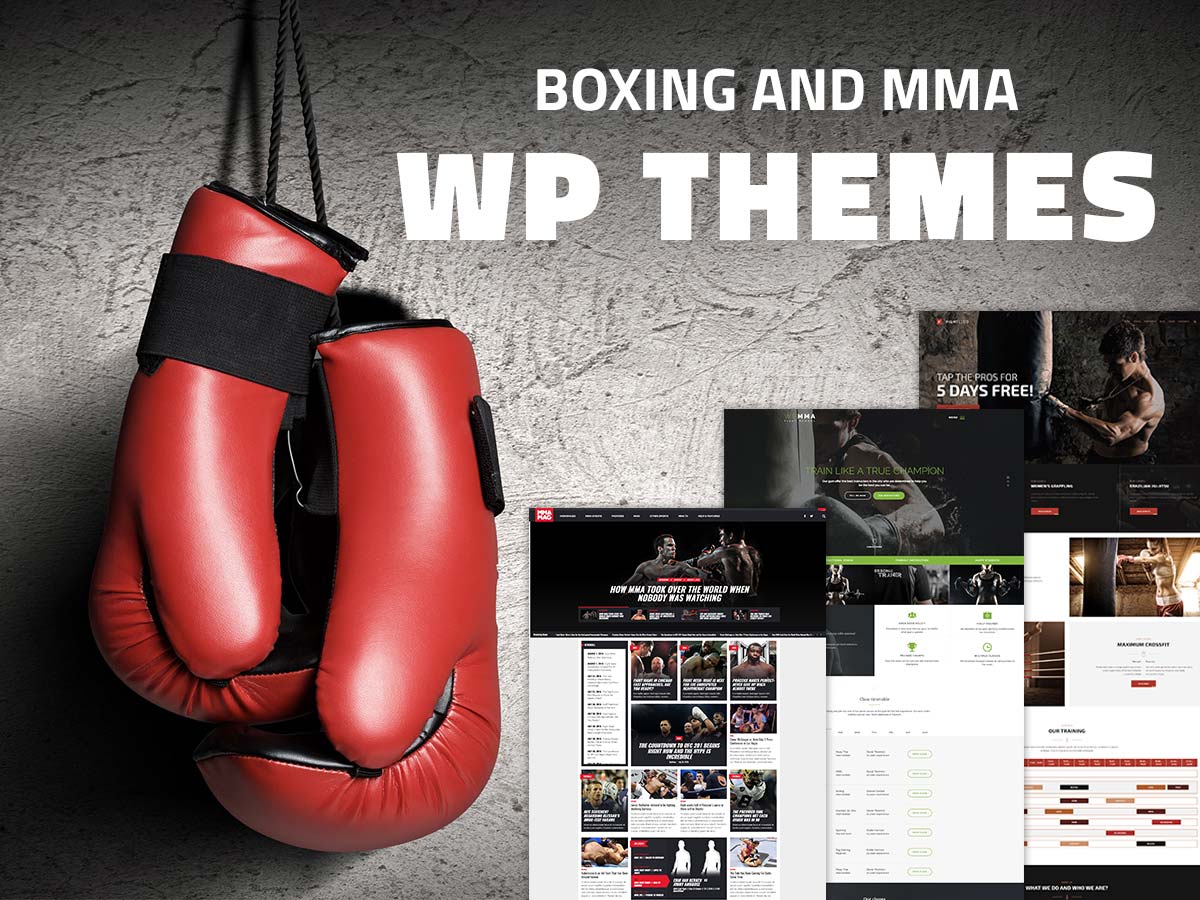 Boxing and MMA WordPress Themes for Martial Arts Addicts 2017