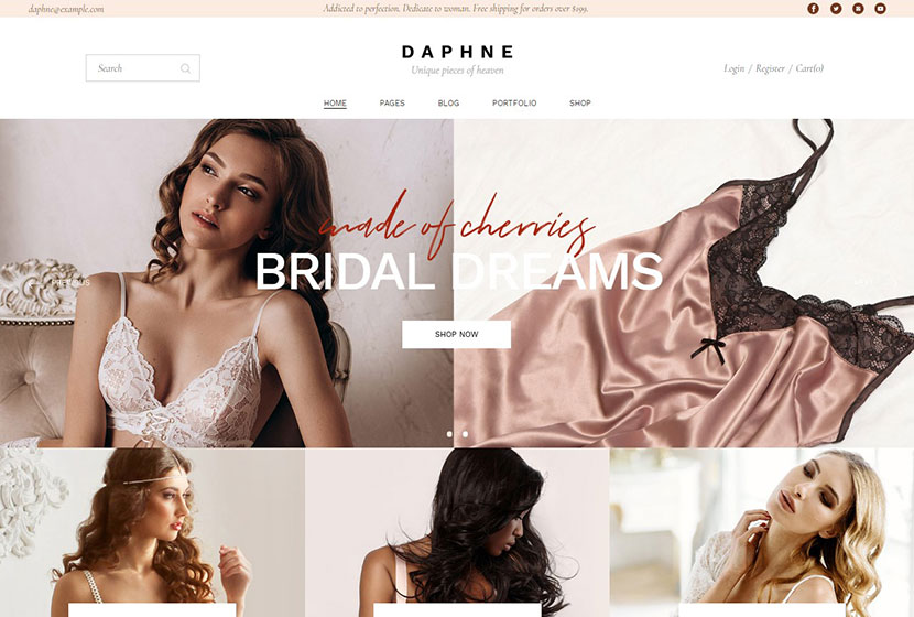 Daphne - Lingerie Shop Theme
