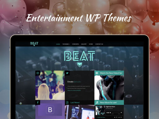 Entertainment WordPress Themes for