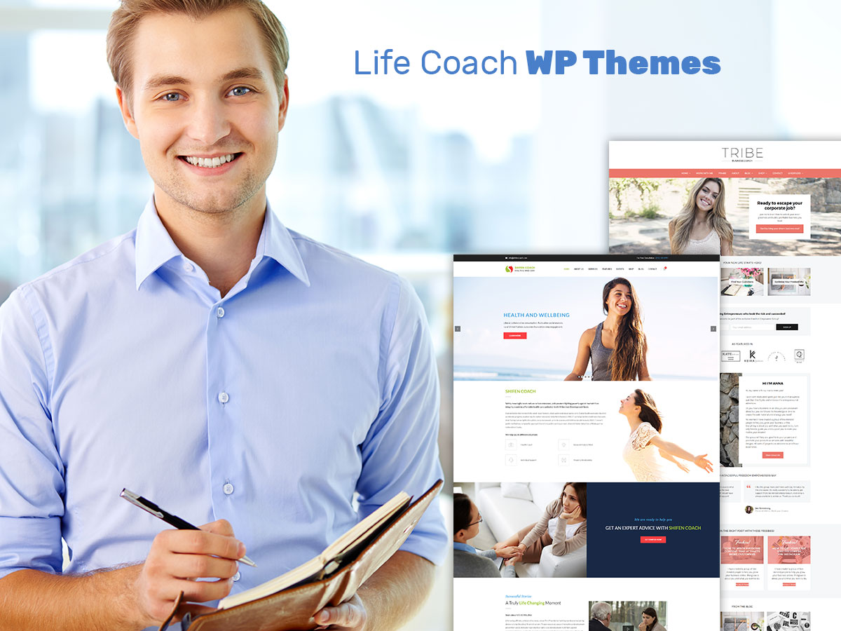 Life Coach WordPress Themes for Psychologists and Personal Trainers