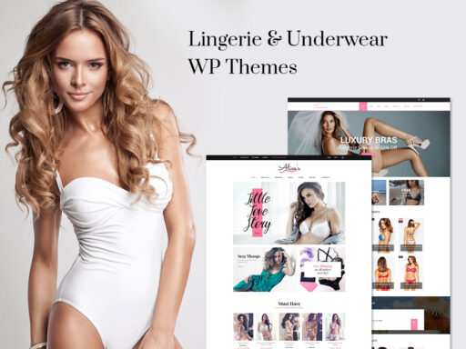 Lingerie and Underwear WordPress eCommerce Themes for April