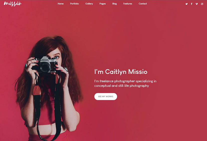 Missio-Photography WordPress