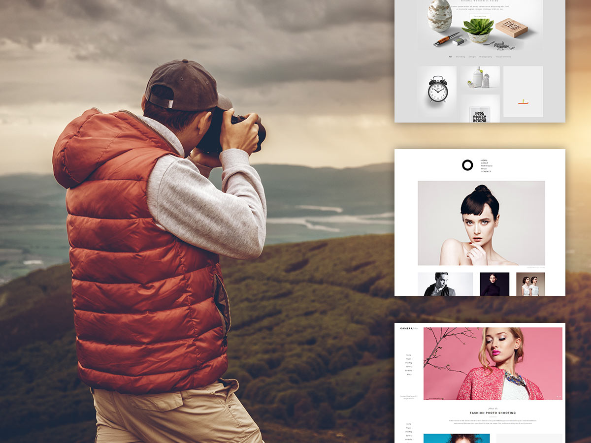 New Photographer Portfolio WordPress Themes for March