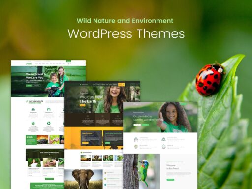 Wild Nature and Environment WordPress Themes for Spring