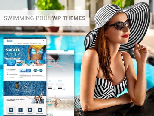 Swimming School and Swimming Pool WordPress Themes for Spring