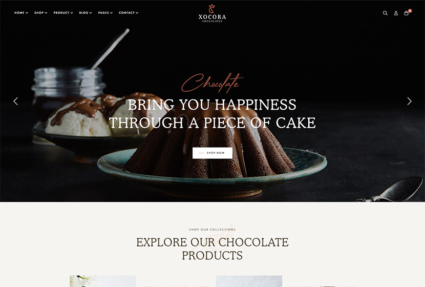Xocora - Food Bakery WooCommerce WordPress Theme