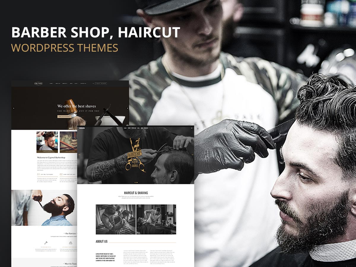Most Comprehensive Barber Shop Haircut and Hairdo WordPress Themes – May