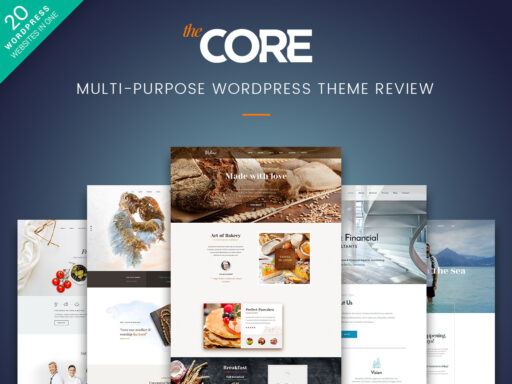 The Core Multi Purpose WordPress Theme Review