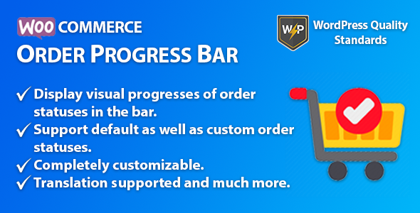 WooCommerce Order Progress Bar Order Tracking