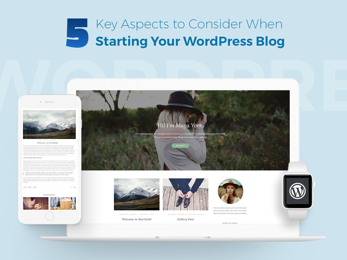 5 Key Aspects to Consider When Starting Your WordPress Blog
