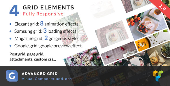 Advanced Grid WPBakery Page Builder add-on