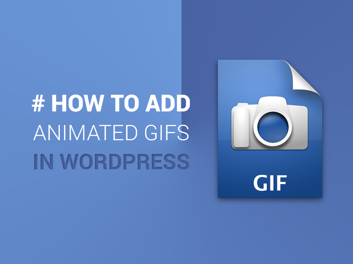 How to Add Animated GIFs in Your WordPress Blog Posts