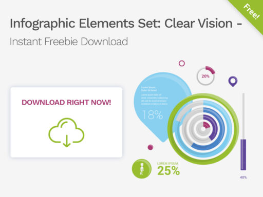 Infographic Elements Set Clear Vision Instant Freebie Download
