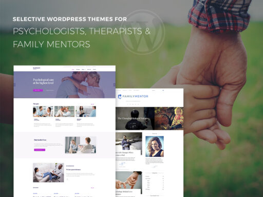 Selective WordPress Themes for Psychologists Therapists and Family Mentors