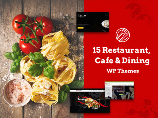 Restaurant Cafe and Dining WordPress Themes for Gourmets and Cooks