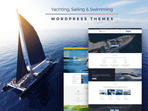 Yachting Sailing and Swimming WordPress Themes for This Summer