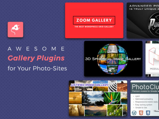 Awesome Gallery Plugins for Your Photo Sites in