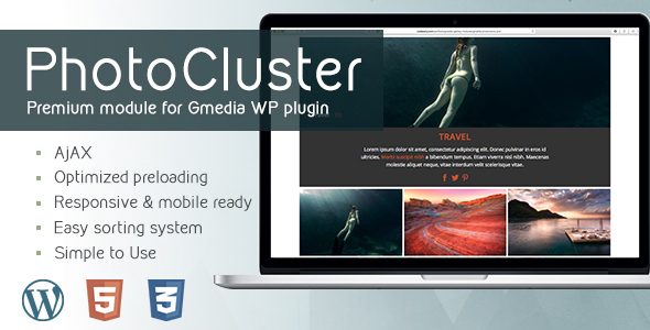 PhotoCluster 1.8 Gallery Module for Gmedia plugin