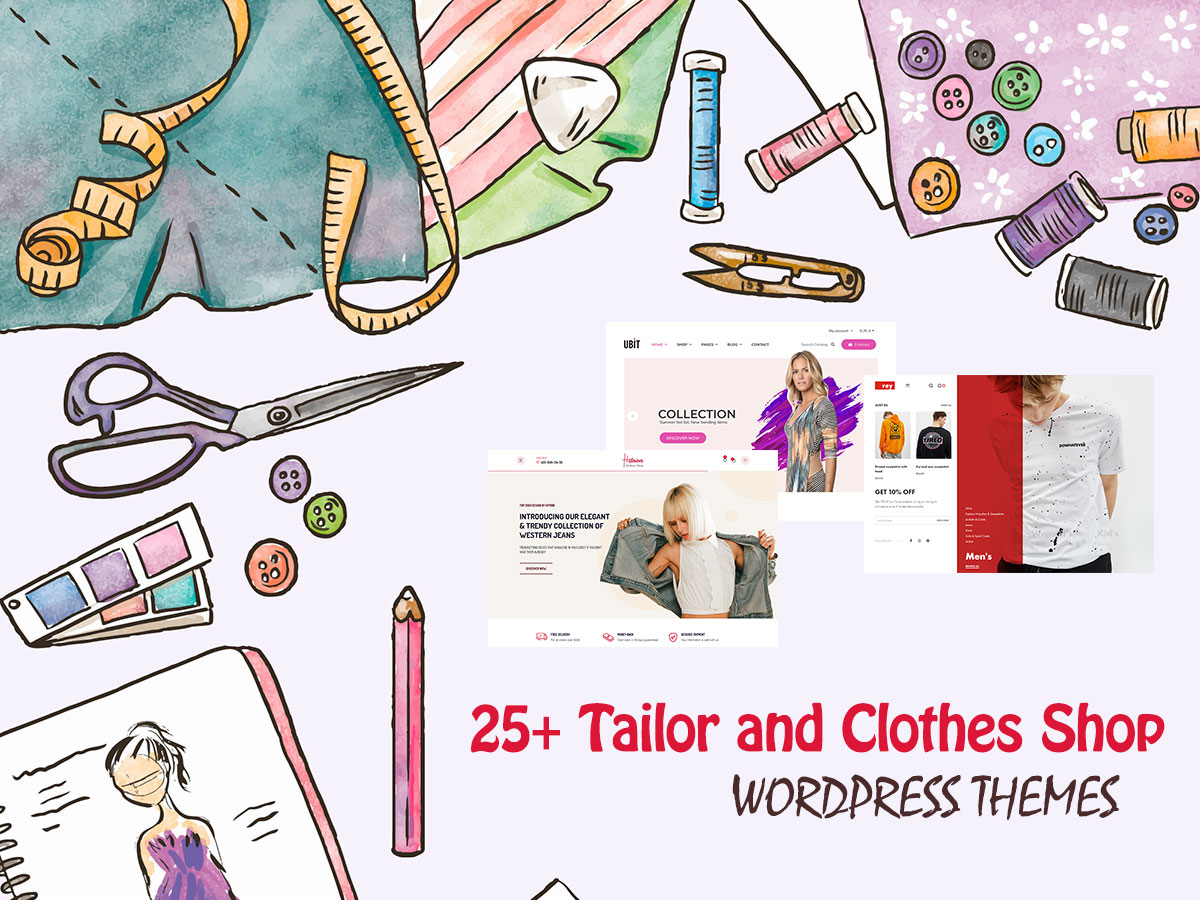 Tailor and Clothes Shop WordPress Themes