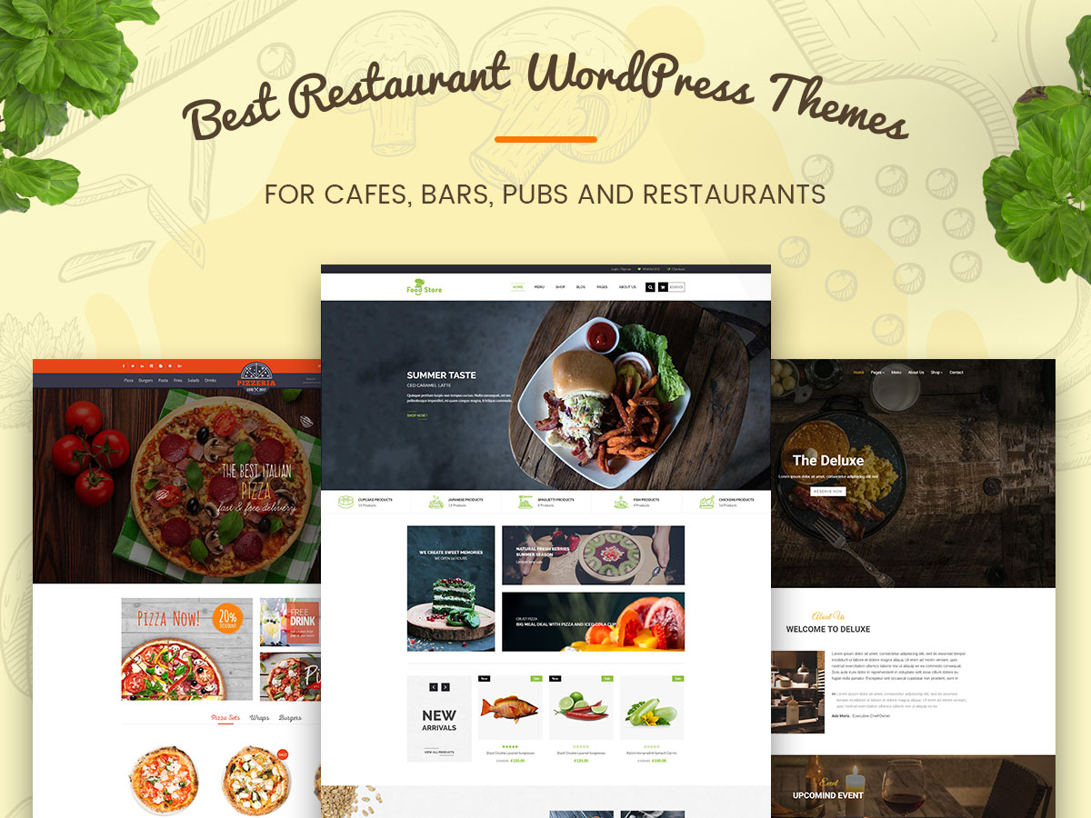 Best Restaurant WordPress Themes for Cafes, Bars, Pubs and Restaurants