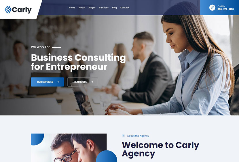 Front - Multipurpose Business WordPress Theme