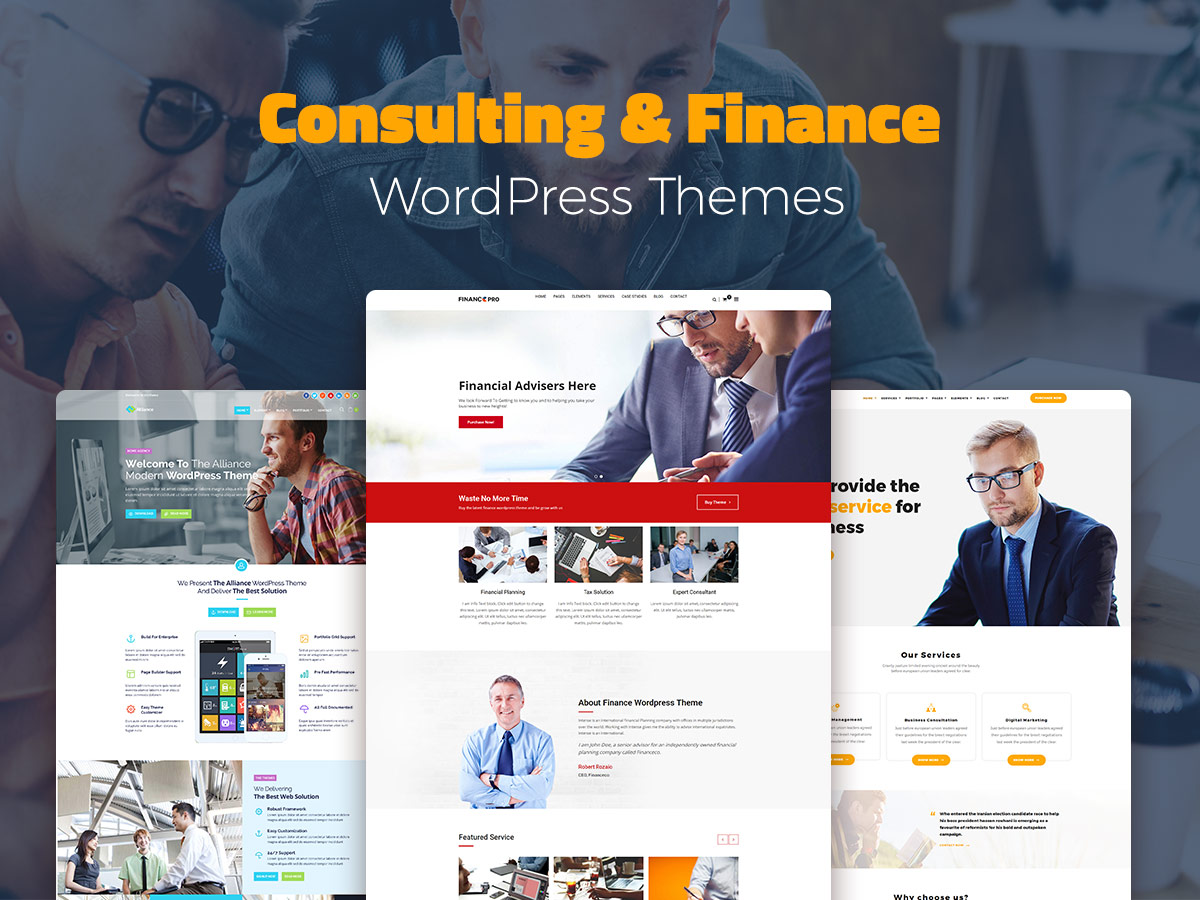Consulting and Finance WordPress Themes for Business-Experts-1