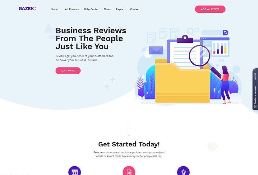 Gazek - Review & Membership WordPress Theme