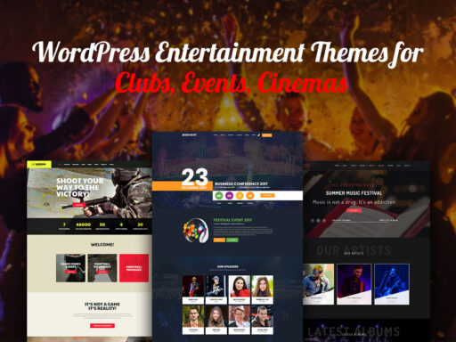 WordPress Entertainment Themes for Clubs Events Cinemas and More