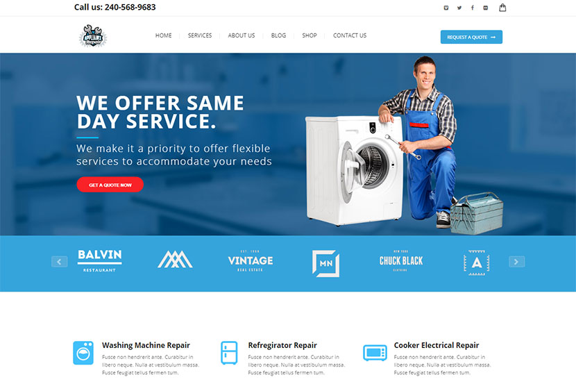 Home Services WP Themes for Flooring, Plumbing, Repair - WP Daddy