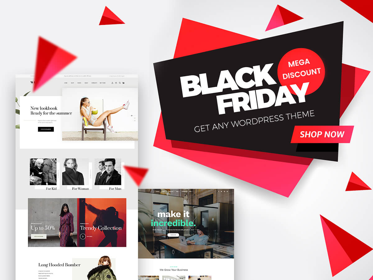 Black Friday Discounts Get any WordPress Theme and Save Your Costs