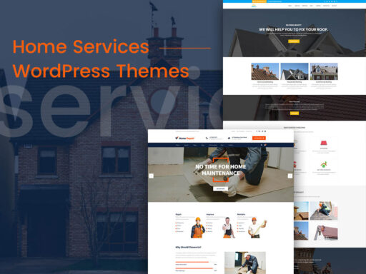 Home Services WordPress Themes for Roof Repairmen Plumbers Electricians
