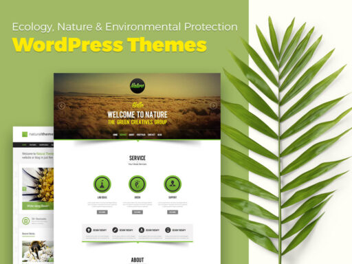 Ecology Nature and Environmental Protection WordPress Themes For Your Websites in