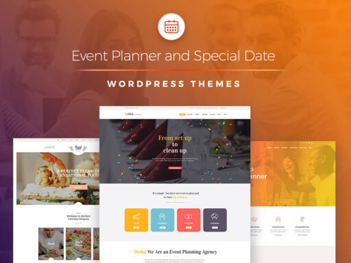 Event Planner and Special Date WordPress Themes for Your Agency Websites