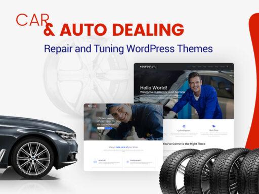 Car and Auto Dealing Repair and Tuning WordPress Themes for Motor Mechanics and Showrooms