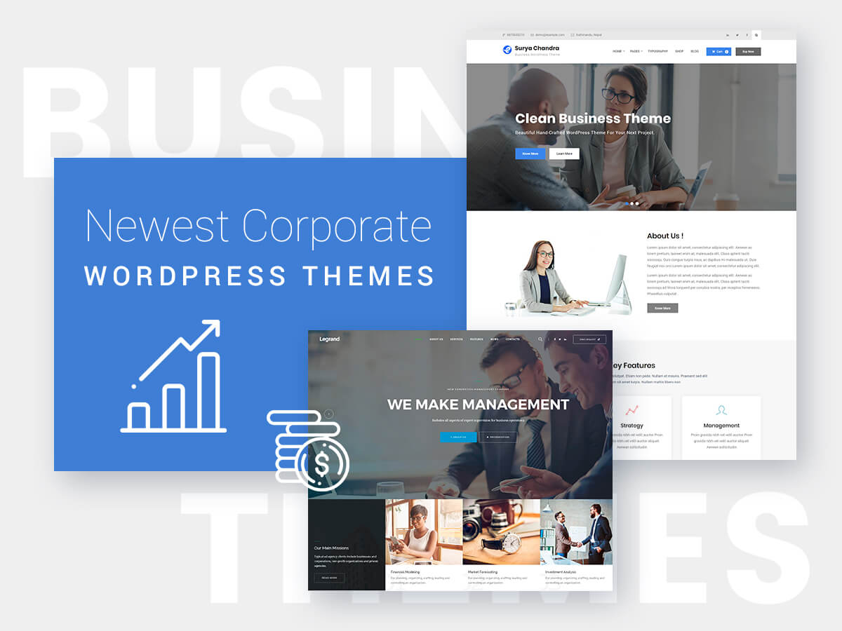 Newest Corporate WordPress Themes for Multiple Types of Businesses