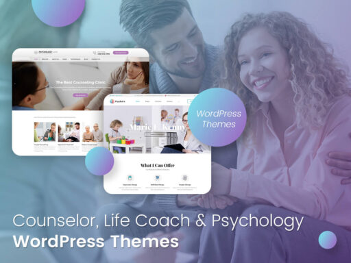 Counselor Life Coach and Psychology WordPress Themes for Harmony and Mental Health