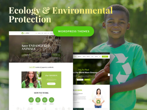 Ecology and Environmental Protection WordPress Themes for Non Profit Organizations