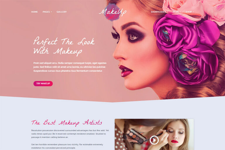 Cosmetics, Spa and Beauty WordPress Themes - WP Daddy